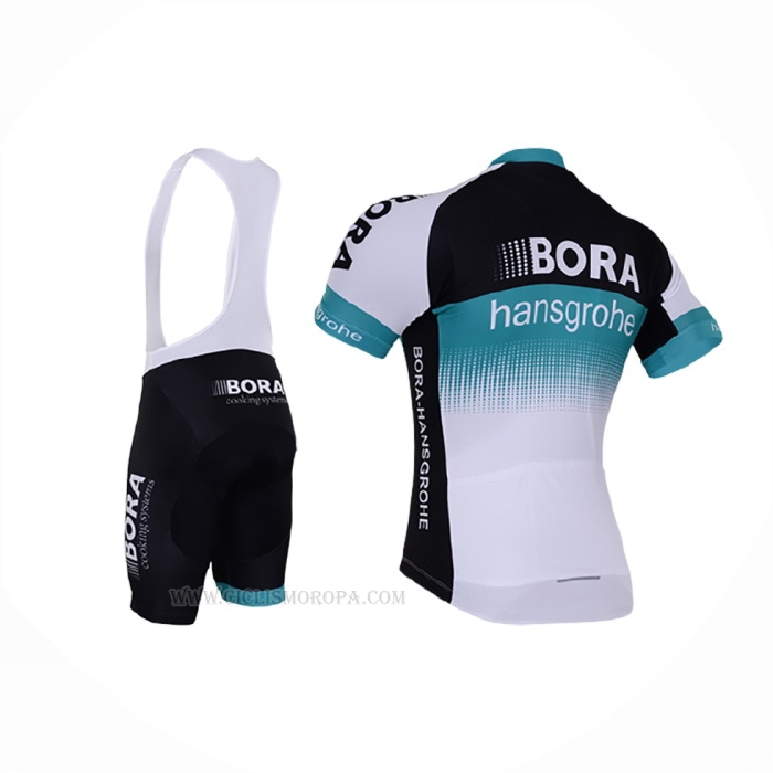 2017 Ropa Ciclismo Bora Profundo Blanco Mangas Corta y Culotte Corto